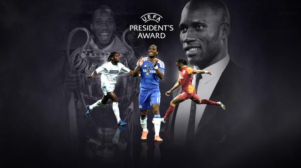 Drogba, galardonado con el Premio Presidente de la UEFA