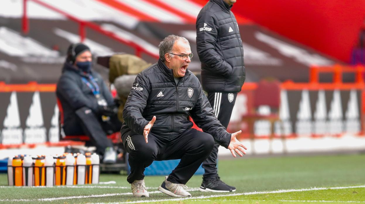 Bielsa, durante el partido