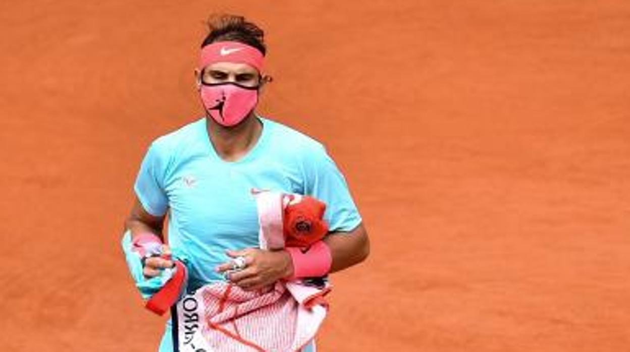 Rafael Nadal, durante su partido contra McDonald