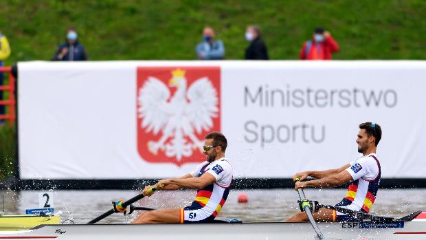 El dos sin timonel sevillano luchará por las medallas en el Europeo de remo de Poznan