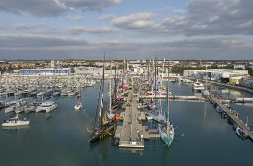 Los IMOCA ya están amarrados en Le Sables d´Olonne