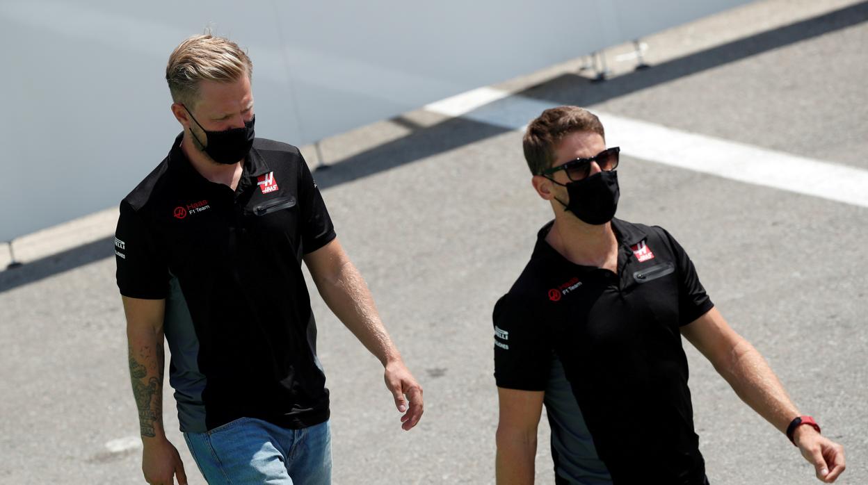 Grosjean y Magnussen abandonarán Haas al final de la presente temporada