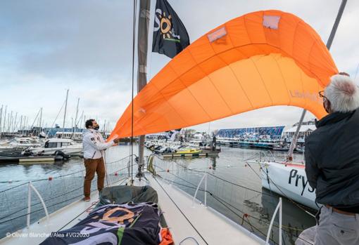 Ocho IMOCA llevaran a bordo el «Liberty Kite Safety» creado por Yves Parlier