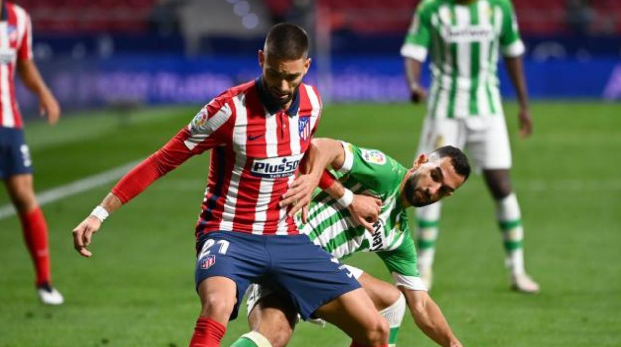 Carrasco, baja ante el Salzburgo por una lesión muscular