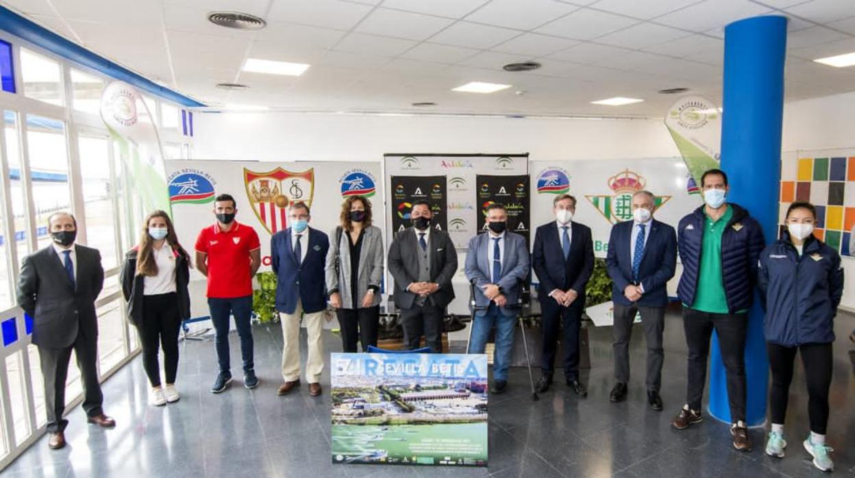 La presentación de la Regata Sevilla-Betis se escenificó en el CEAR de la Cartuja