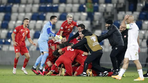 Pandev conduce a Macedonia del Norte a su primera Eurocopa