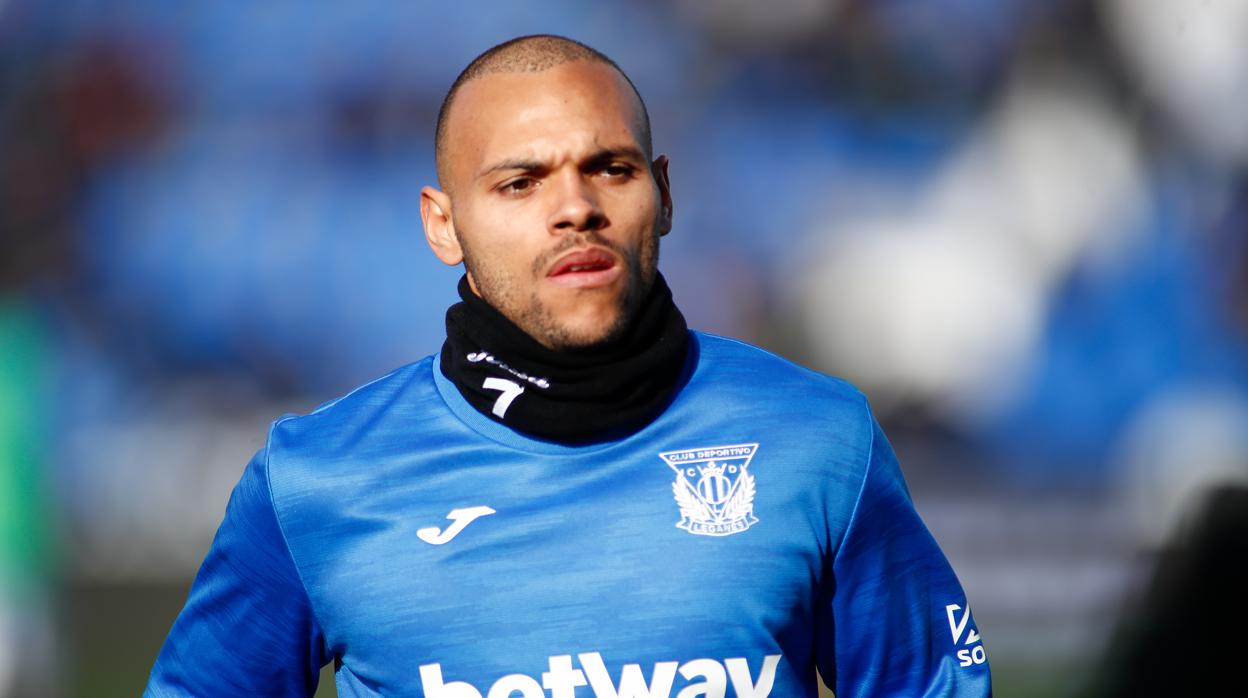 Braithwaite durante un entrenamiento