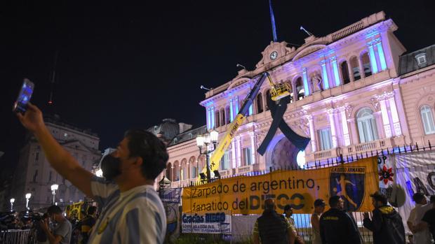 Maradona será velado en la Casa Rosada