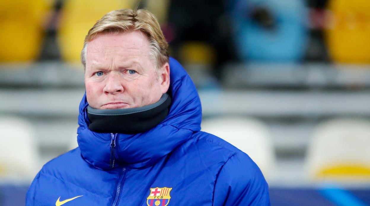 Ronald Koeman durante un partido