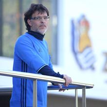 Luki Iriarte, director del fútbol base de la Real