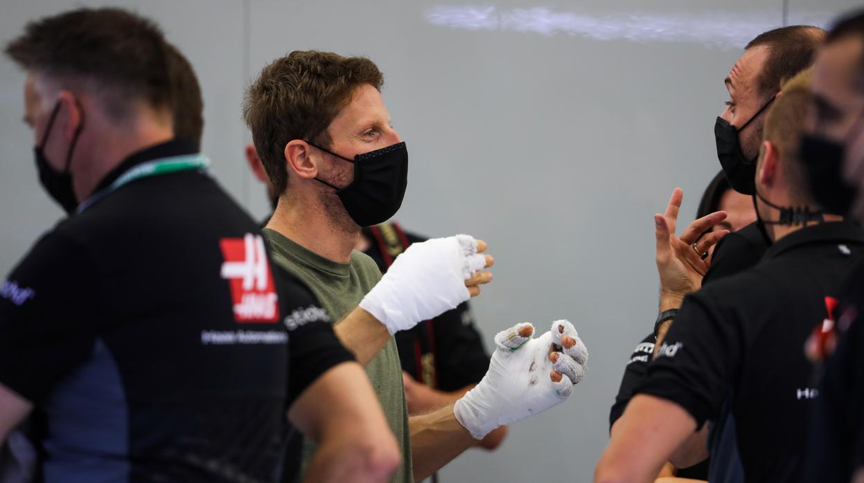 Así vivió Grosjean su lucha de 28 segundos contra el fuego: «Pensé en Niki Lauda»