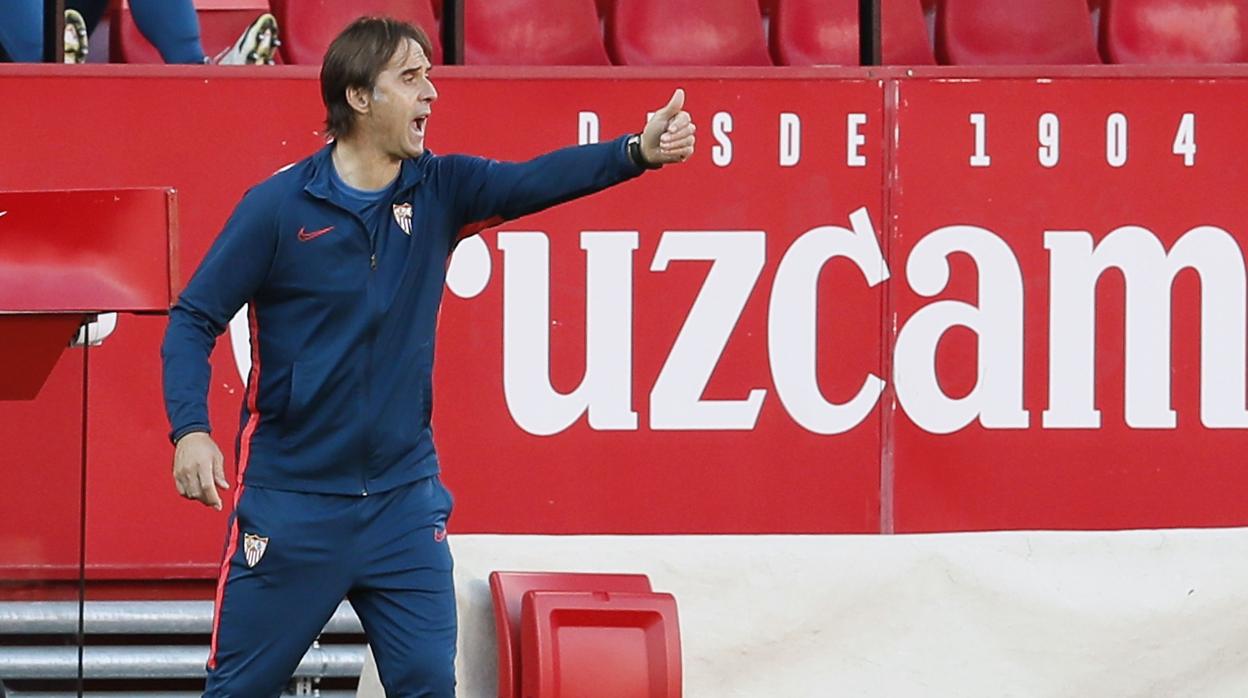 Lopetegui, durante el partido