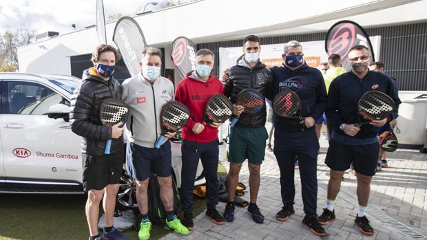 El derbi madrileño arranca en una pista de pádel