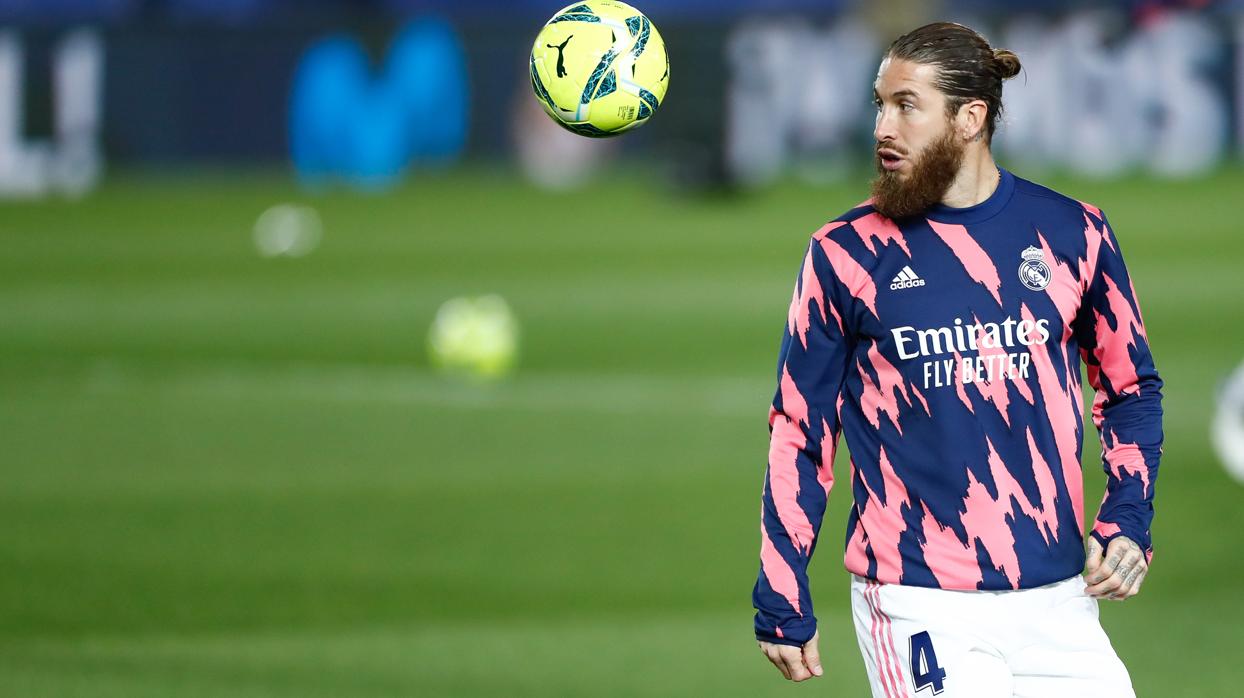 Lucas, Ramos y Modric, en un entrenamiento