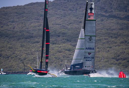 «Team New Zealand» y «American Magic», empatados en el liderato de la Serie de Auckland