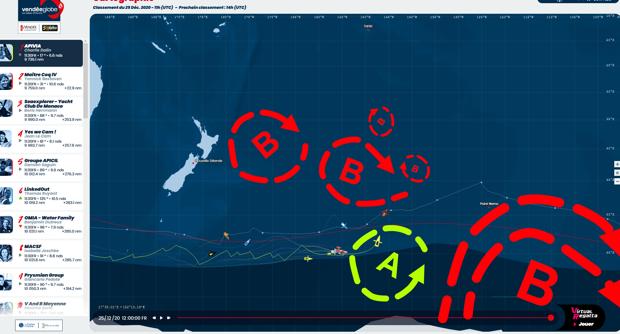 Un tapón en el Pacífico Sur a modo de «anticiclón»