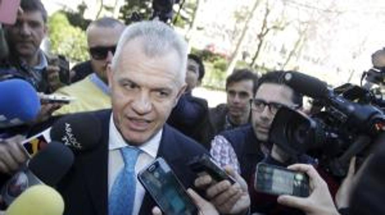 Javier Aguirre, durante el juicio