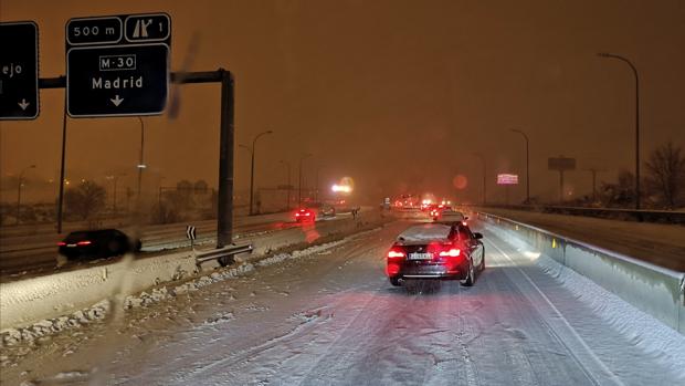 El peligroso viaje del Rayo Vallecano en mitad del temporal Filomena