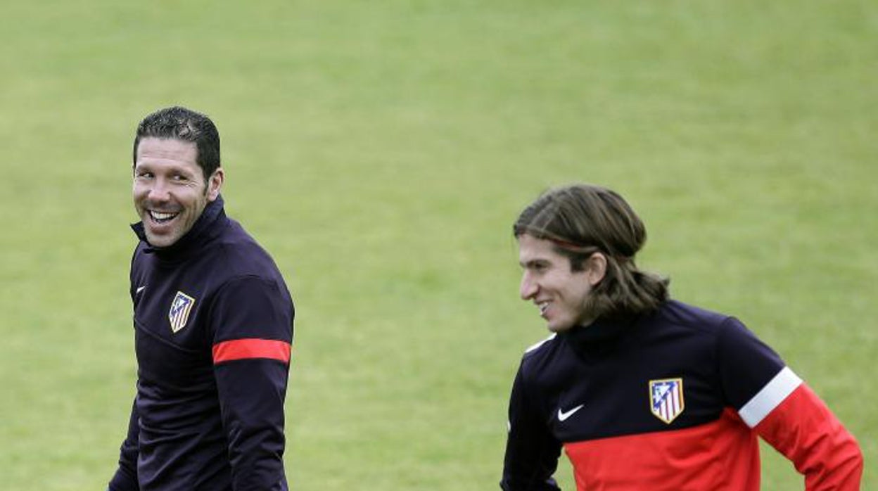 Filipe Luis: «Simeone no es realmente bueno en el trato con la gente»