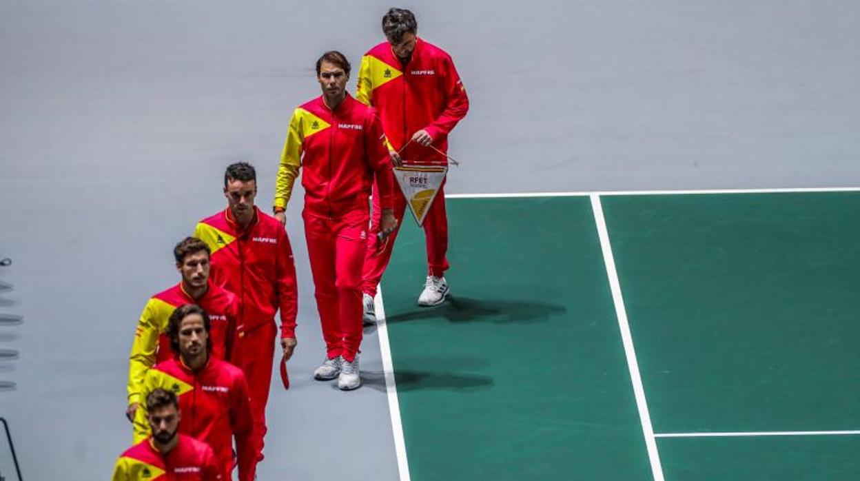 El equipo español de Copa Davis en 2019