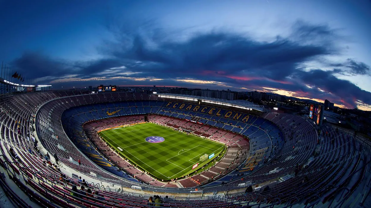 El Camp Nou, antes del partido de la Copa del Rey Barcelona-Leganés de la temporada pasada