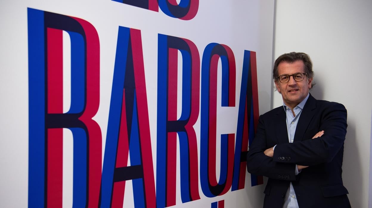 Toni Freixa posa para ABC en su sede electoral