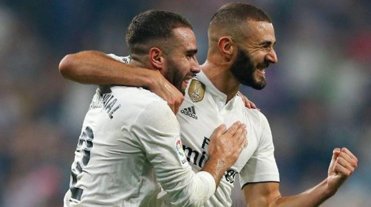 Benzema y Carvajal