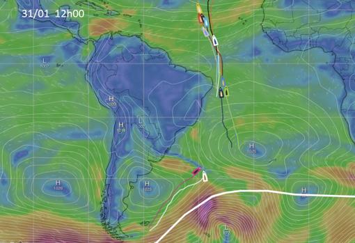 Las borrascas en el norte Atlántico son como un semáforo para entrar en el Golfo de Vizcaya