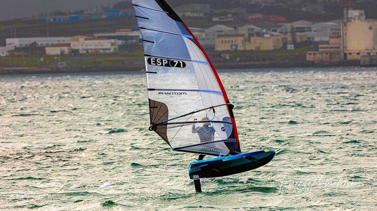 Fernando Martínez del Cerro y Ramón Pastor, en el Europeo de Fórmula Foil de Azores