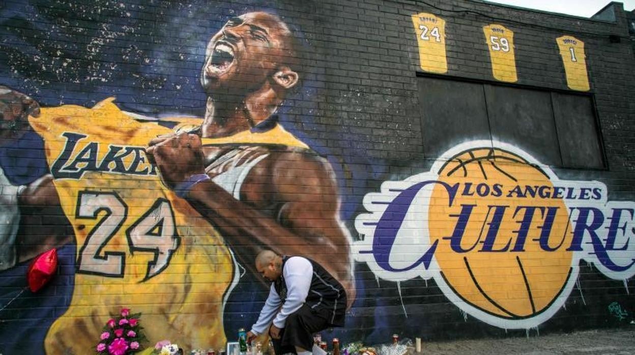 Mural en honor a Kobe Bryant