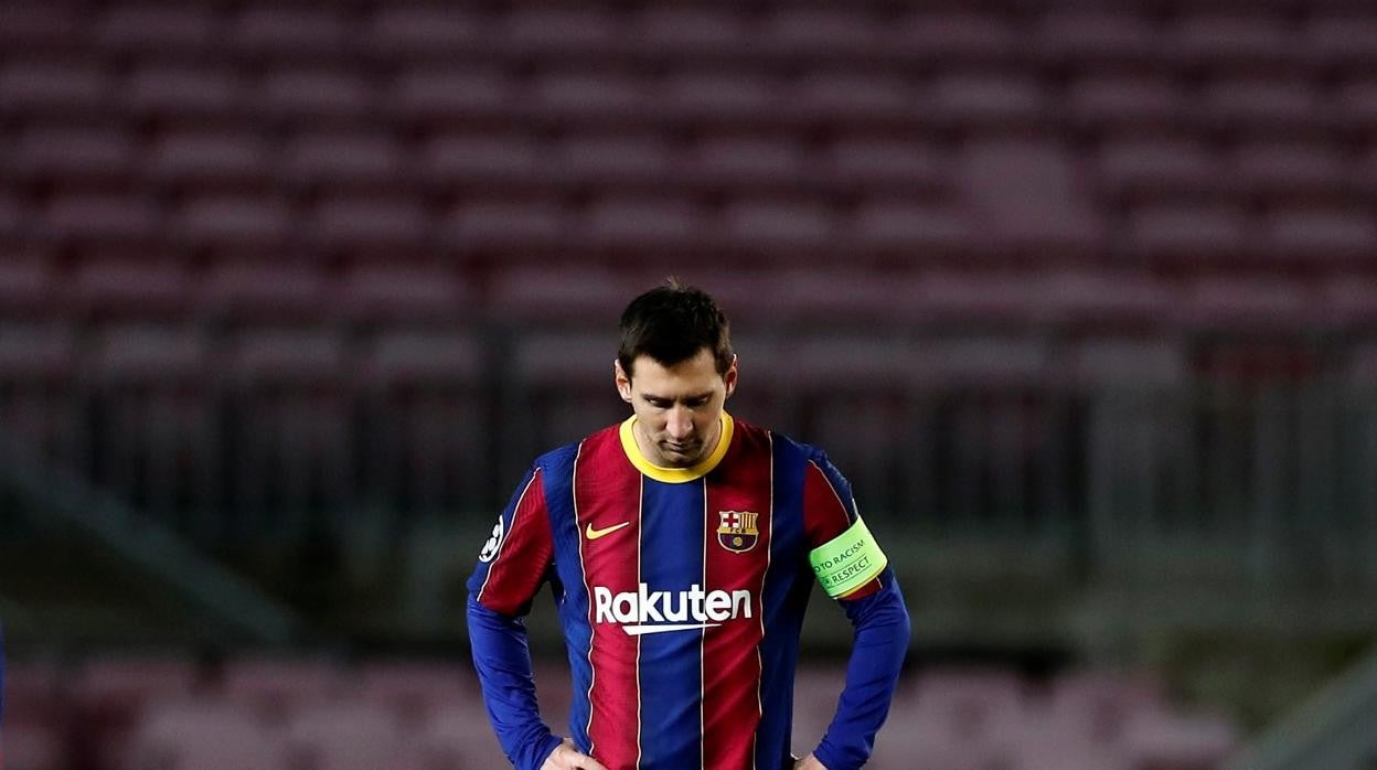 Leo Messi durante un partido del Barcelona