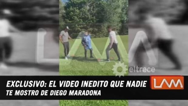 Sale a la luz un nuevo vídeo de Maradona