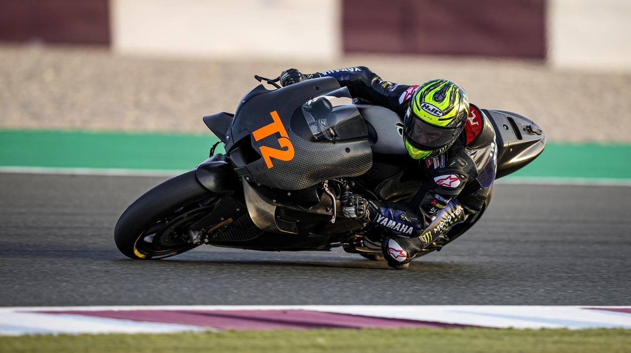 Crutchlow, durante los test