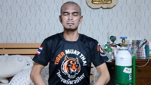 El muay thai español se moviliza para luchar contra el cáncer de pulmón de un luchador tailandés legendario