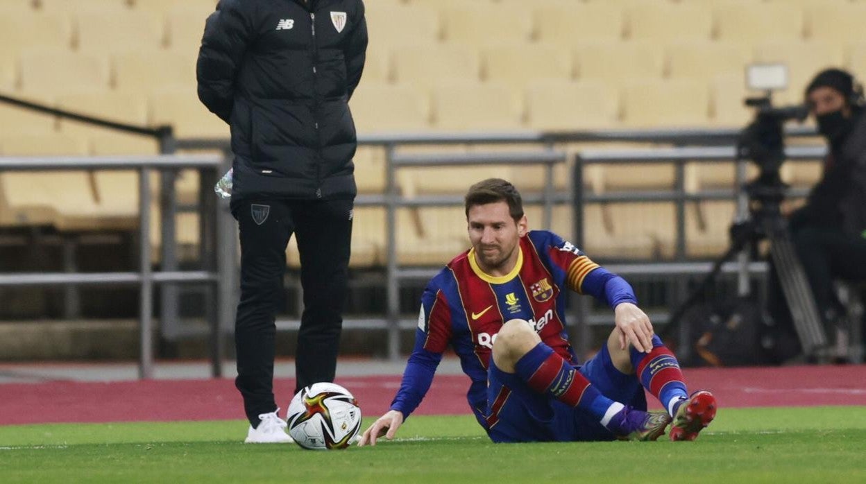 Leo Messi, durante un partido del Barcelona