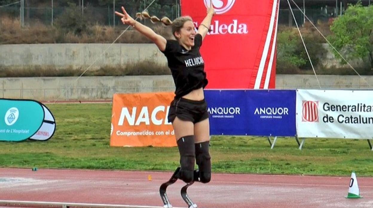 La española Sara Andrés bate el récord del mundo de 200 m T62