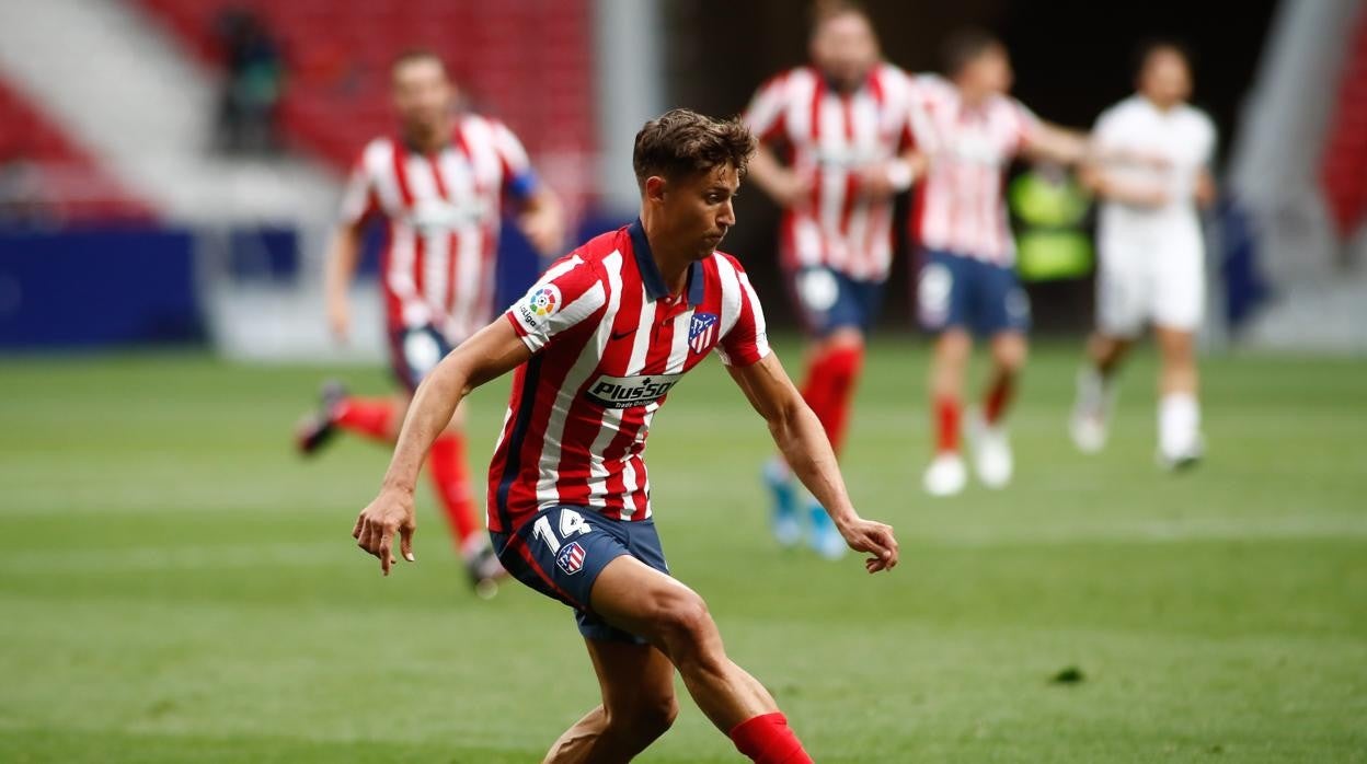 Marcos Llorente, en el partido ante el Huesca