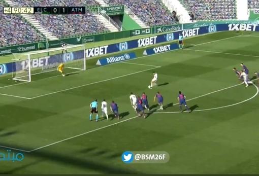 ¿Por qué no se repitió el penalti del Elche si Oblak se adelantó?