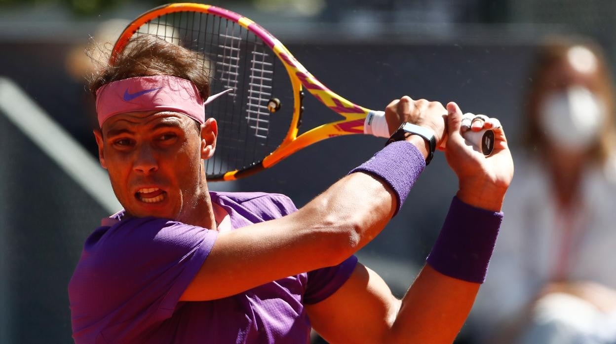 Nadal, en el Mutua Madrid Open