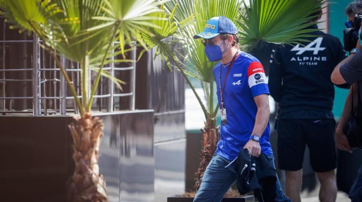 Fernando Alonso, en Montmeló