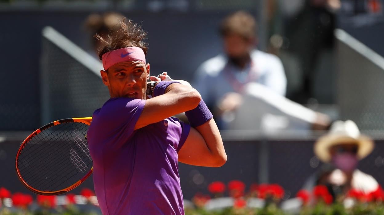 Nadal, durante el Mutua Madrid Open de la pasada semana