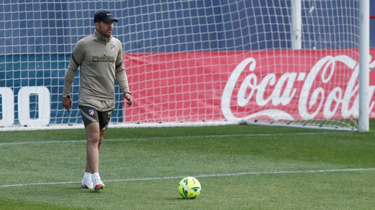 Simeone, técnico del Atlético