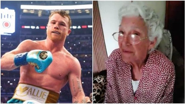 La genial sorpresa de Canelo Álvarez a la señora Teresita, su protectora y fan número 1