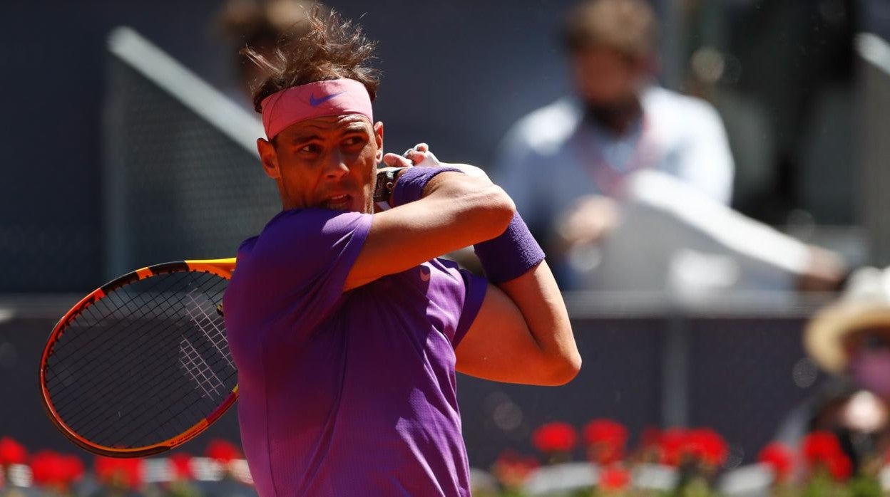 Nadal, en el Mutua Madrid Open