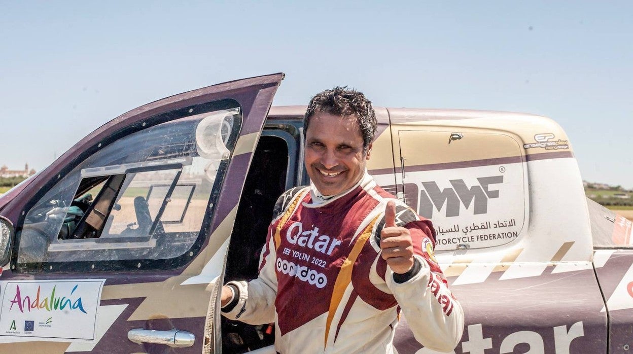 Nasser Al-Attiyah, al término de la tercera etapa, de la que resultó vencedor