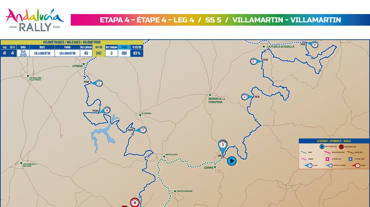 Así es la última etapa del Rally Andalucía 2021