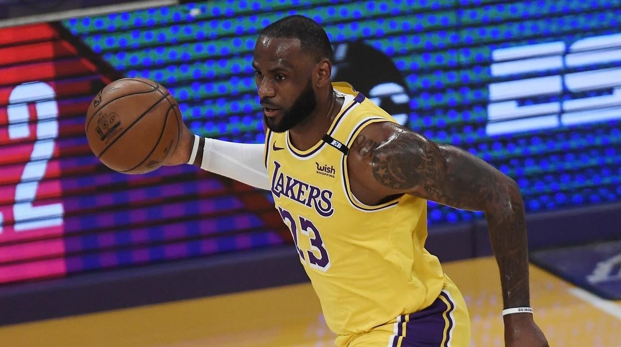 James, durante el partido contra los Golden Sate Warriors del pasado miércoles