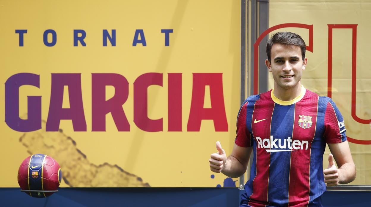 Éric García ha sido presentado hoy como nuevo jugador del Barcelona