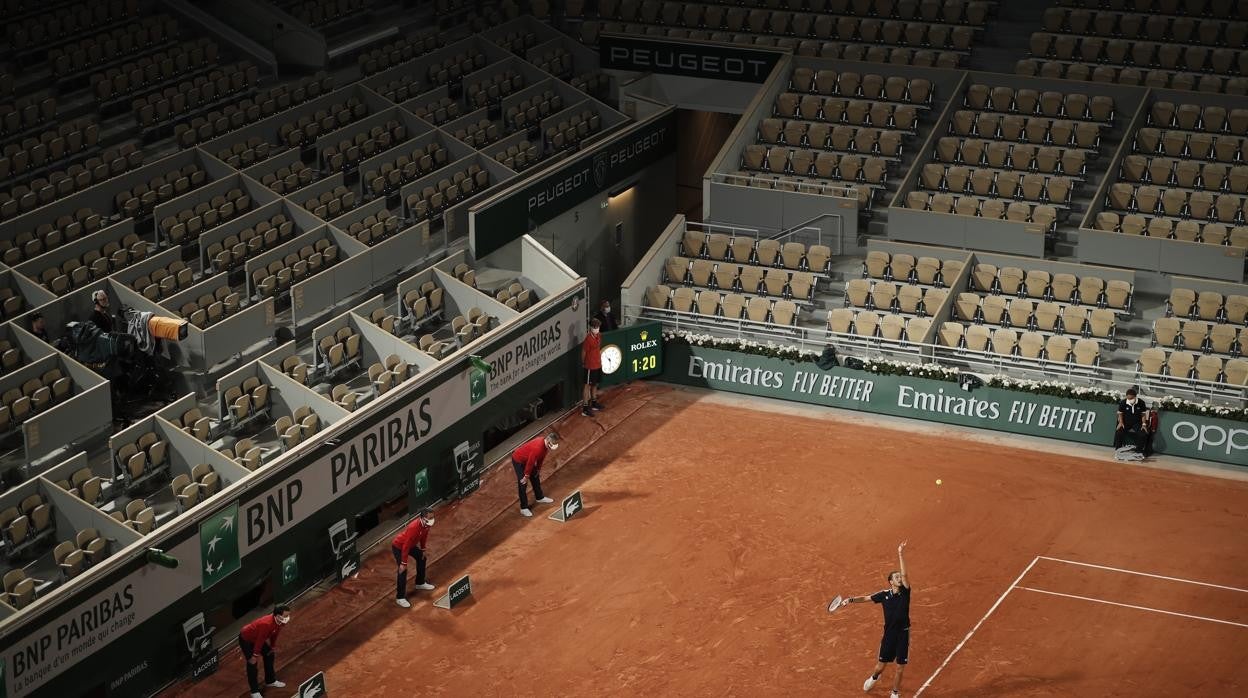 Roland Garros anunció que antes del inicio de la competición había realizado cerca de 2.500 test PCR