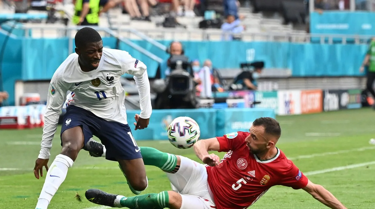 Dembélé, lesionado, dice adiós a la Eurocopa